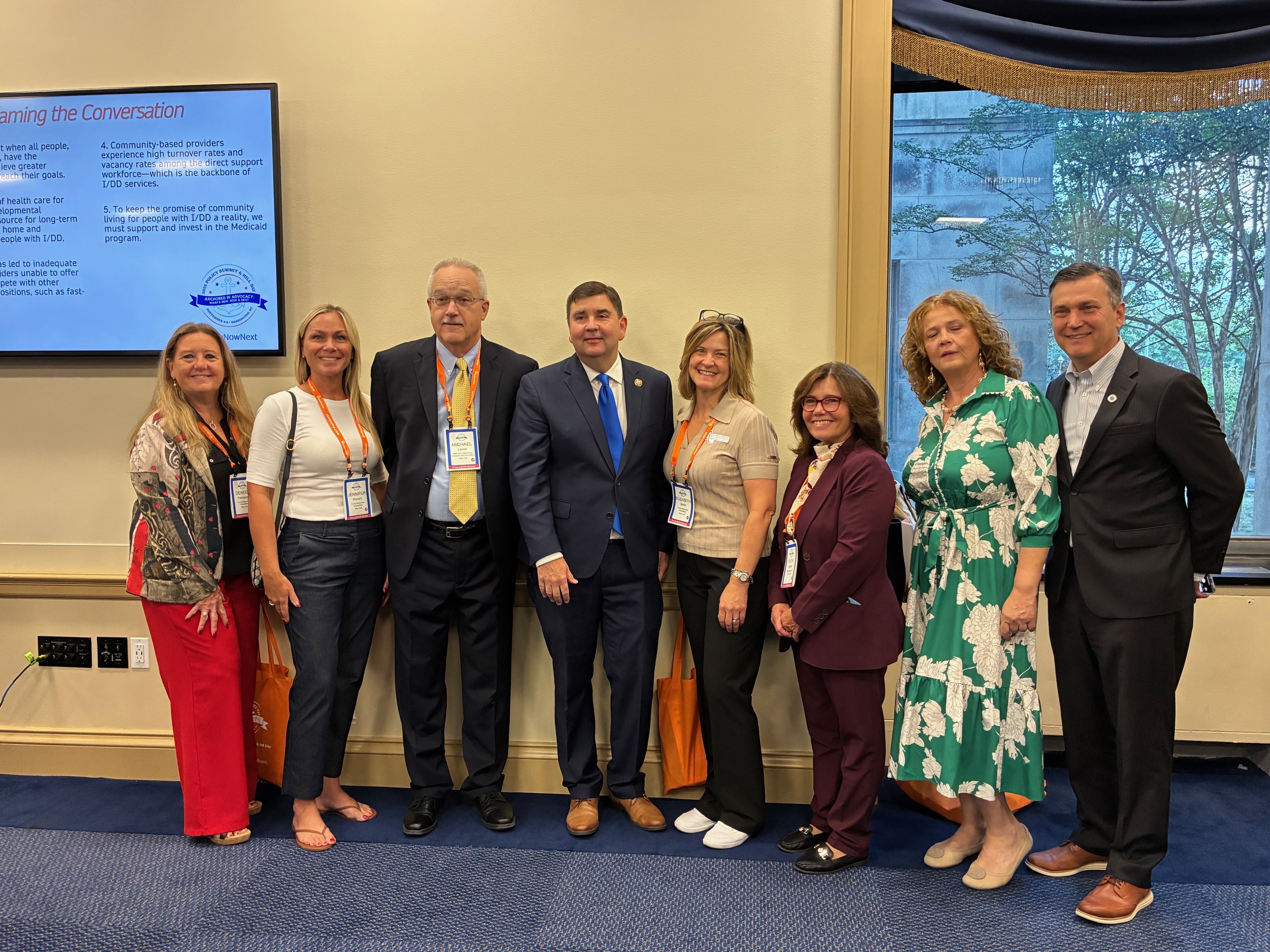Care Design New York members with Congressman Dan Manion
